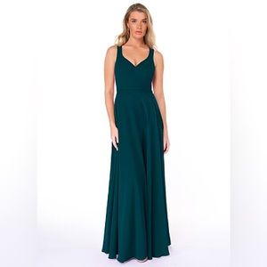 Azazie Briena dress in pine